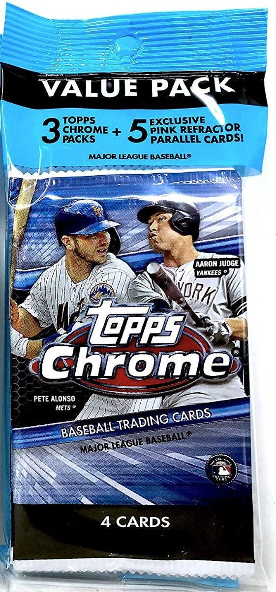 2020 Topps Chrome Baseball Jumbo Value 17 Card Pack DA Card World