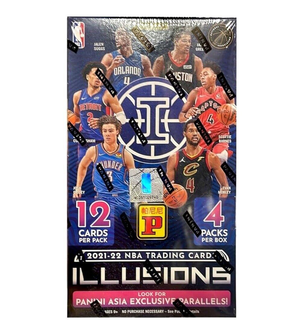 NBA Panini Illusions カード box 未開封 ボックス 2021 2022 Panini Illusions NBA Basketball Trading Cards