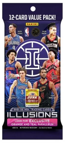 Panini Illusions 2021-22 NBA orders Basketball Cello Pack