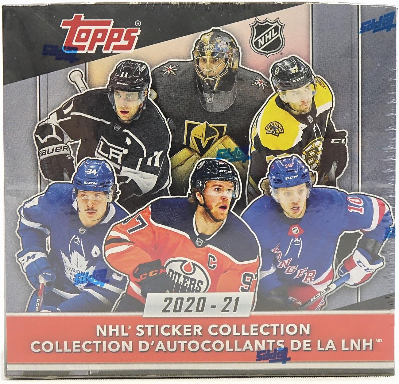 2020/21 Topps NHL Hockey Sticker Collection Box DA Card World