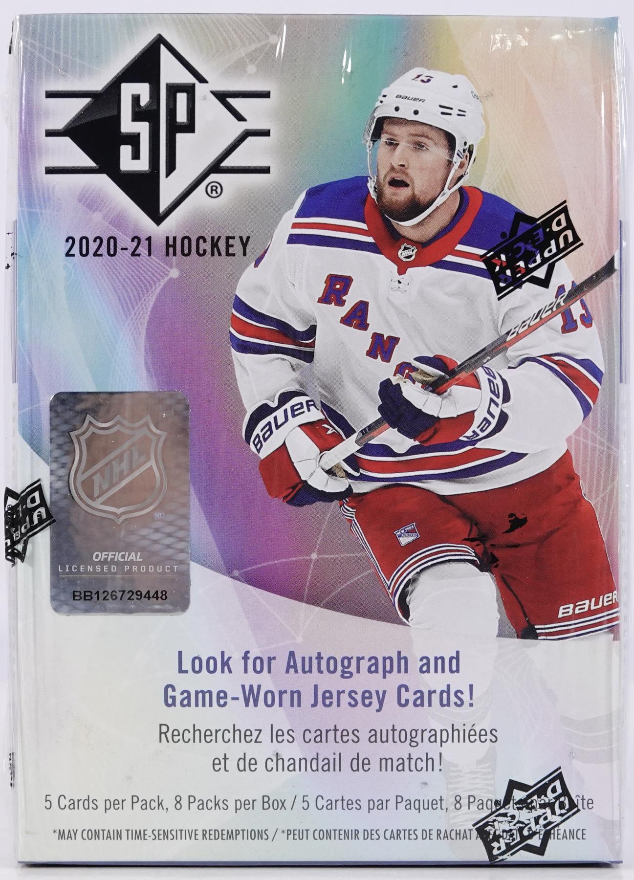 2020/21 Upper Deck SP Hockey 8-Pack Blaster Box