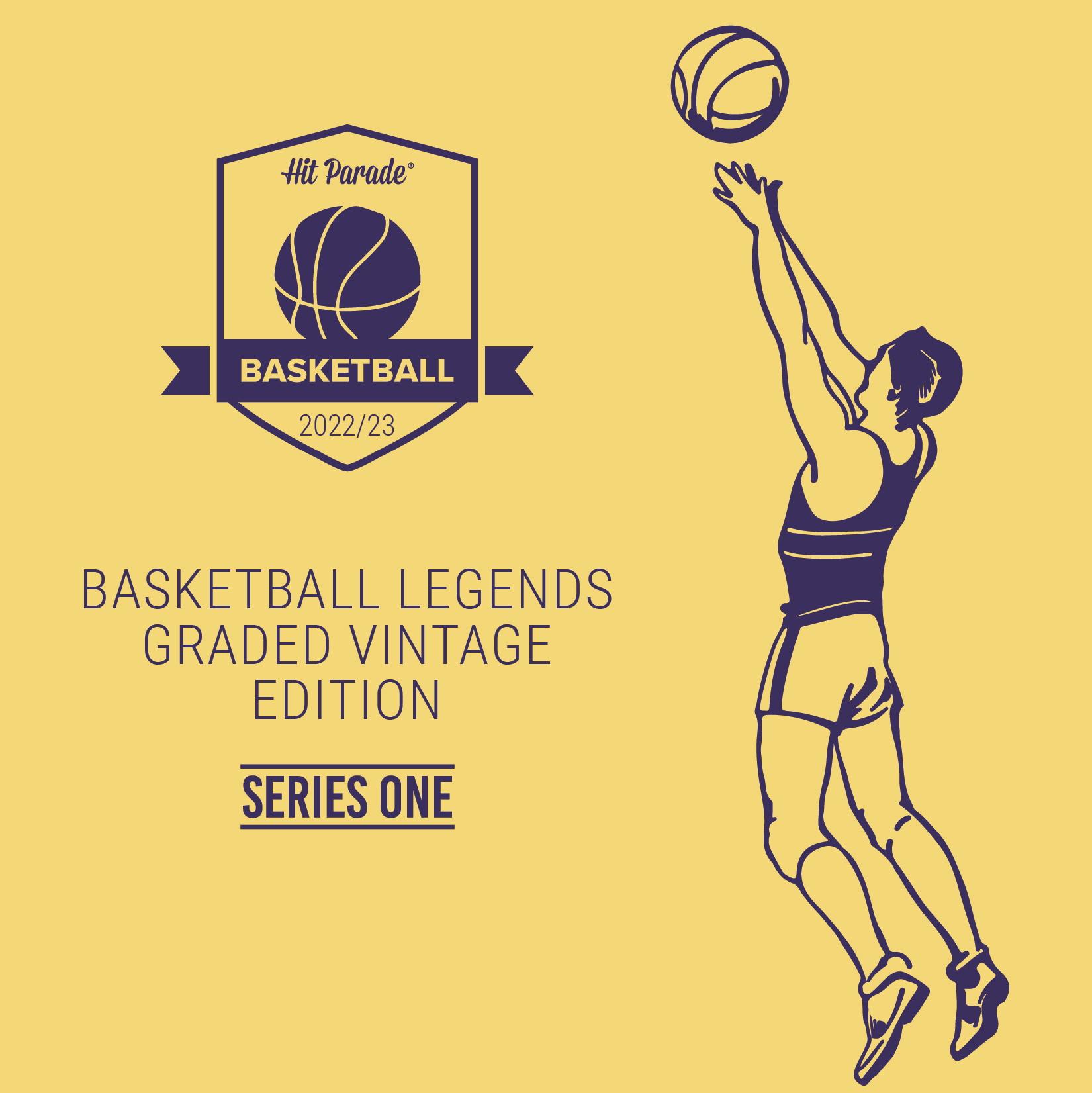 2022/23 Hit Parade Basketball Legends Graded Vintage Edition Series 1