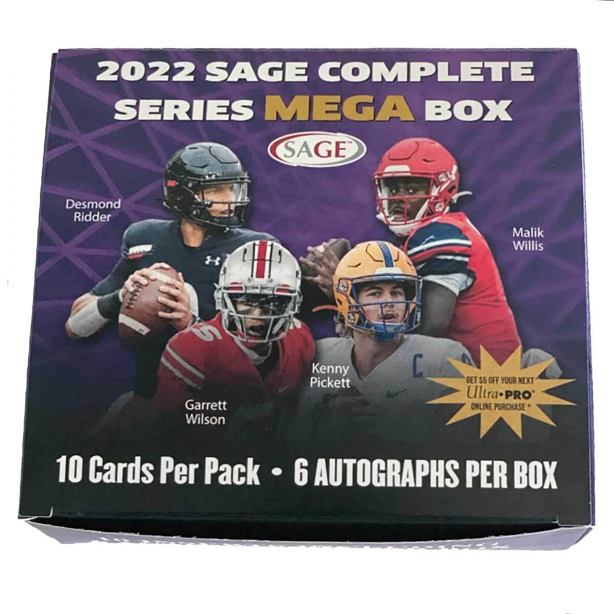2022 Sage Complete Series Football Mega Box DA Card World