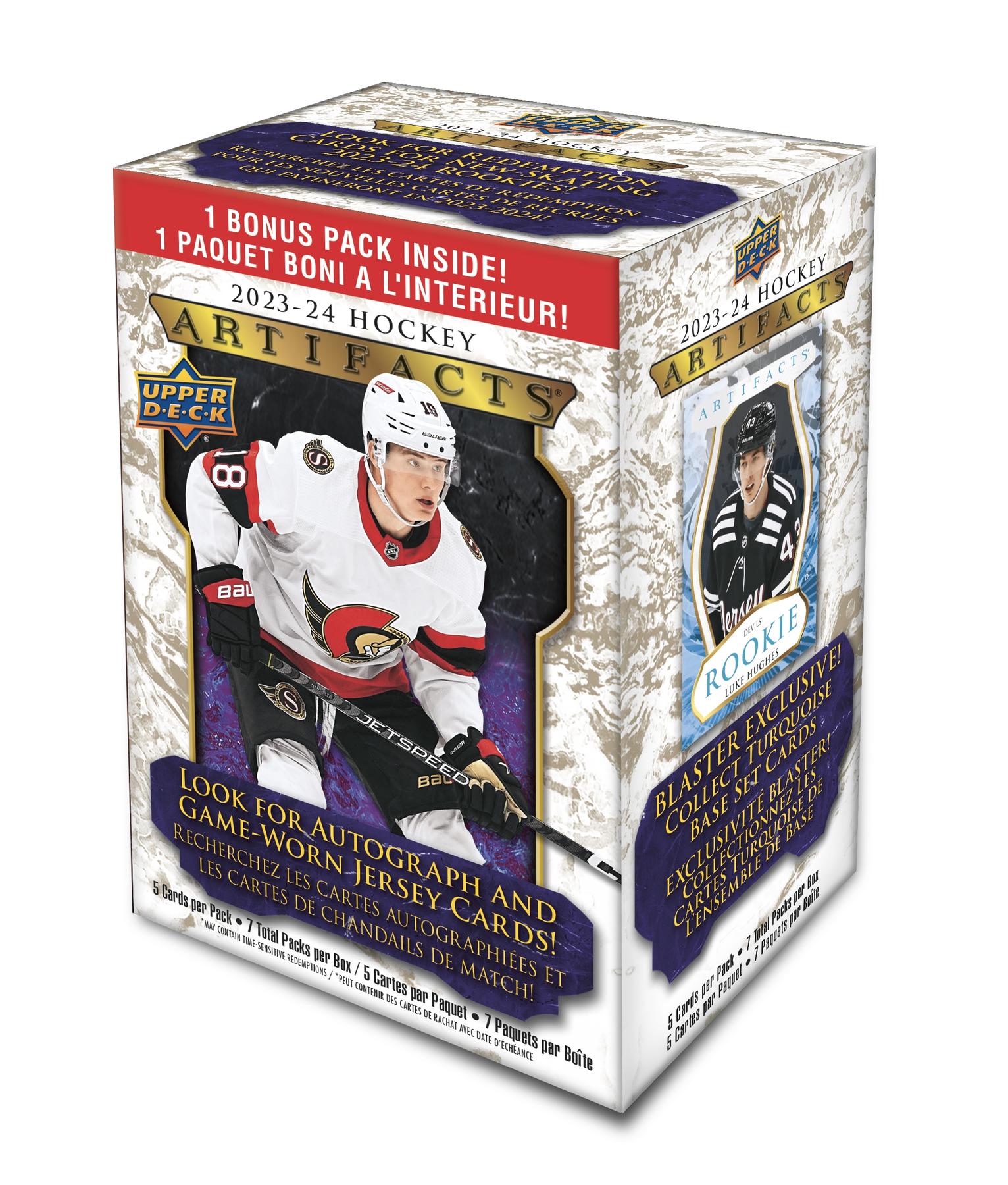 2023/24 Upper Deck Artifacts Hockey 7Pack Blaster 20Box Case (Presell