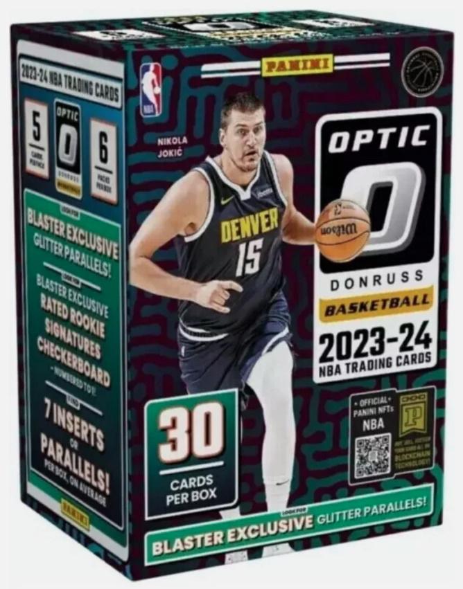 2023/24 Panini Donruss Optic Basketball 6-Pack Blaster 20-Box Case ...