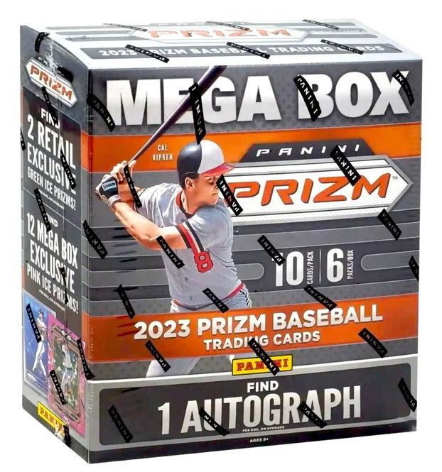 2023 Panini Prizm Baseball 60Card Mega Box (Pink Ice Prizms!) DA