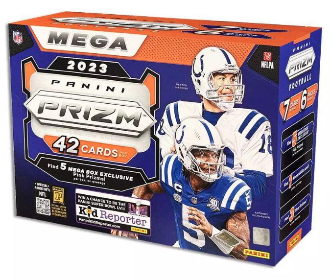 2023 Panini Prizm Football Mega Box (Pink Prizms!) DA Card World