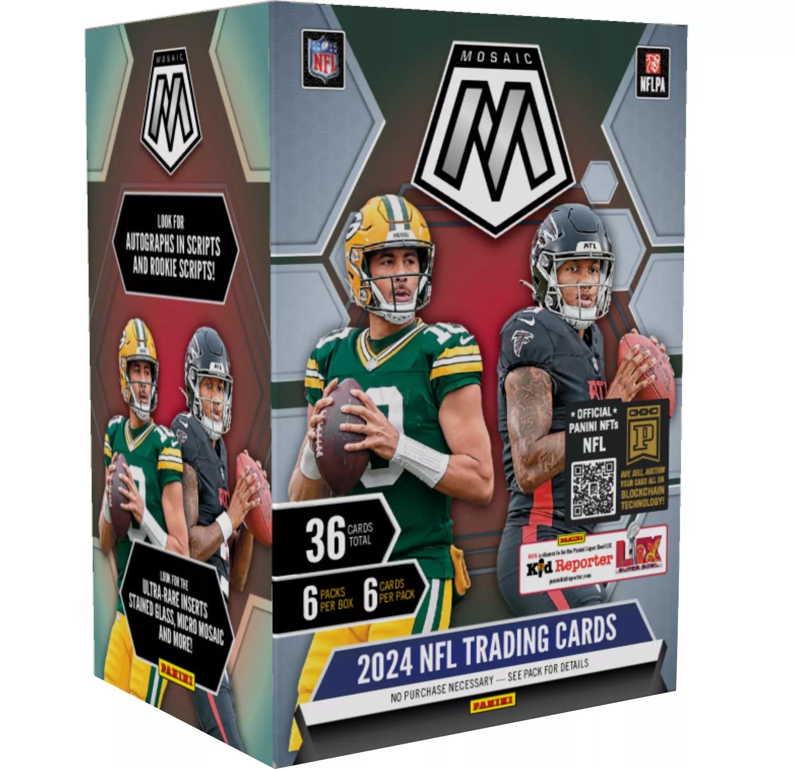 2021 Panini Mosaic NFL Football Blaster Box Lot hotsell of 2