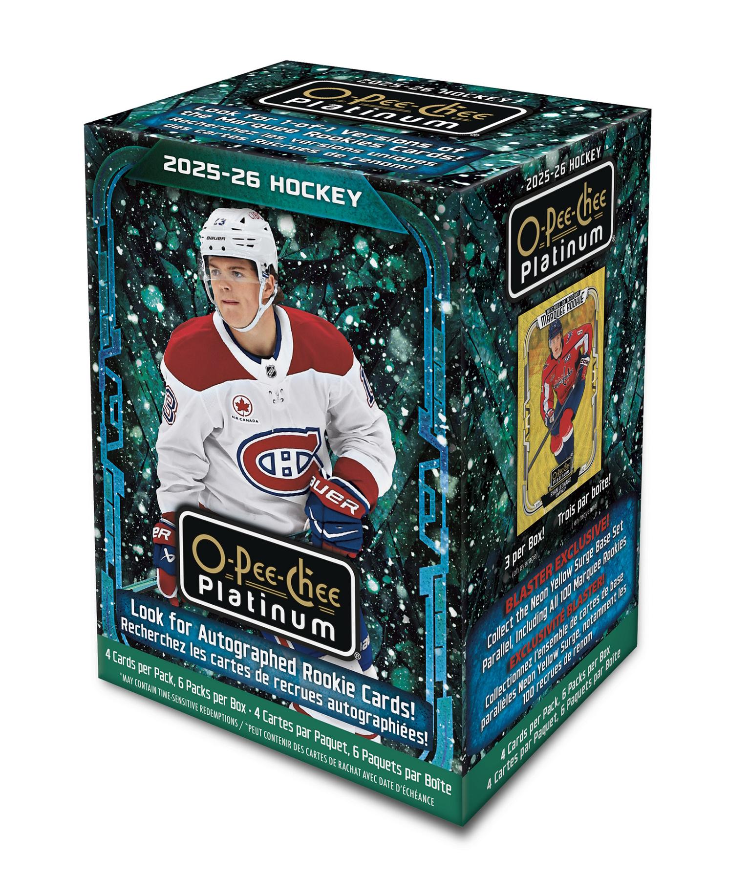 2025/26 Upper Deck O-Pee-Chee Platinum Hockey Blaster 20-Box Case