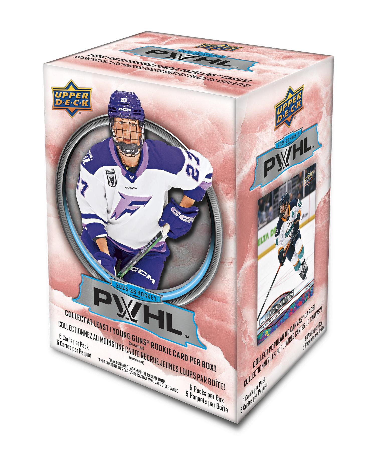GWセール20%off P-AURA ハードボールレッグス&エルボーガードセット 2025/26 Upper Deck PWHL Hockey Blaster 20-Box Case (Presell) | DA
