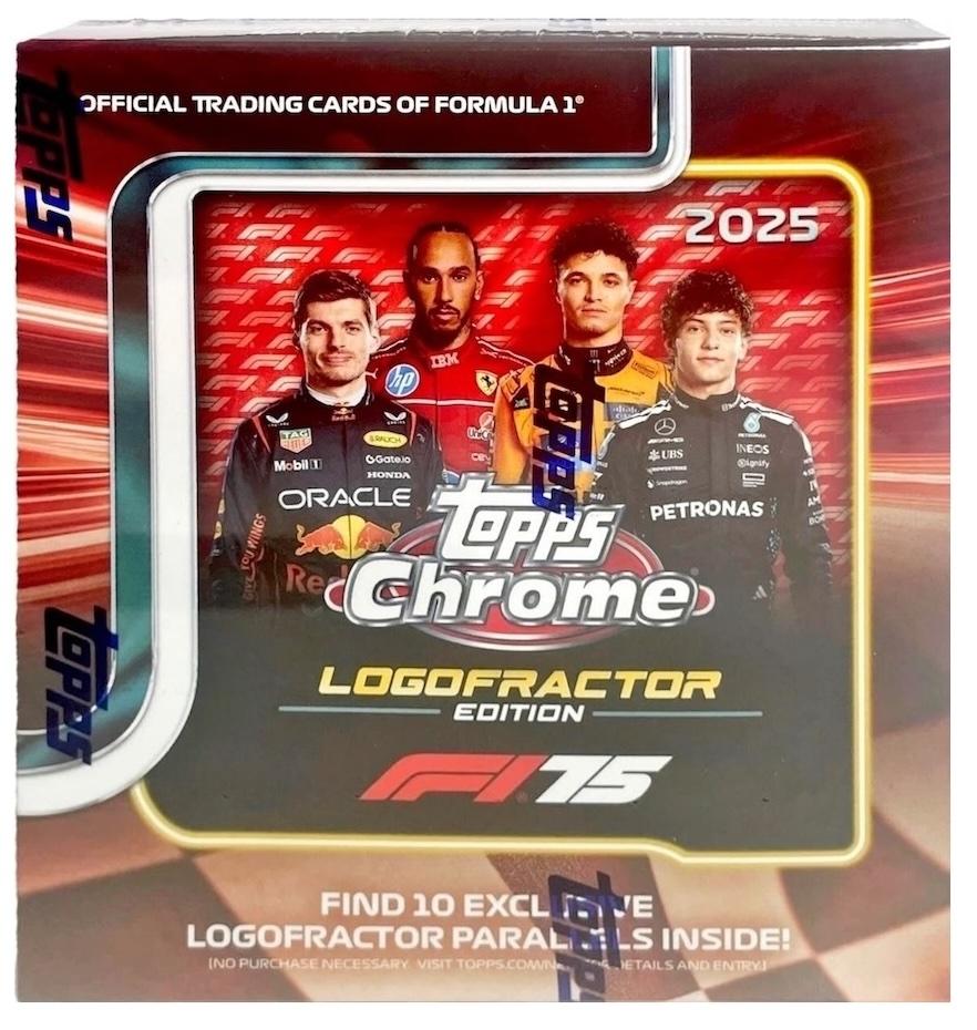 2025 Topps Chrome F1 Formula 1 Logofractor Box | DA Card World