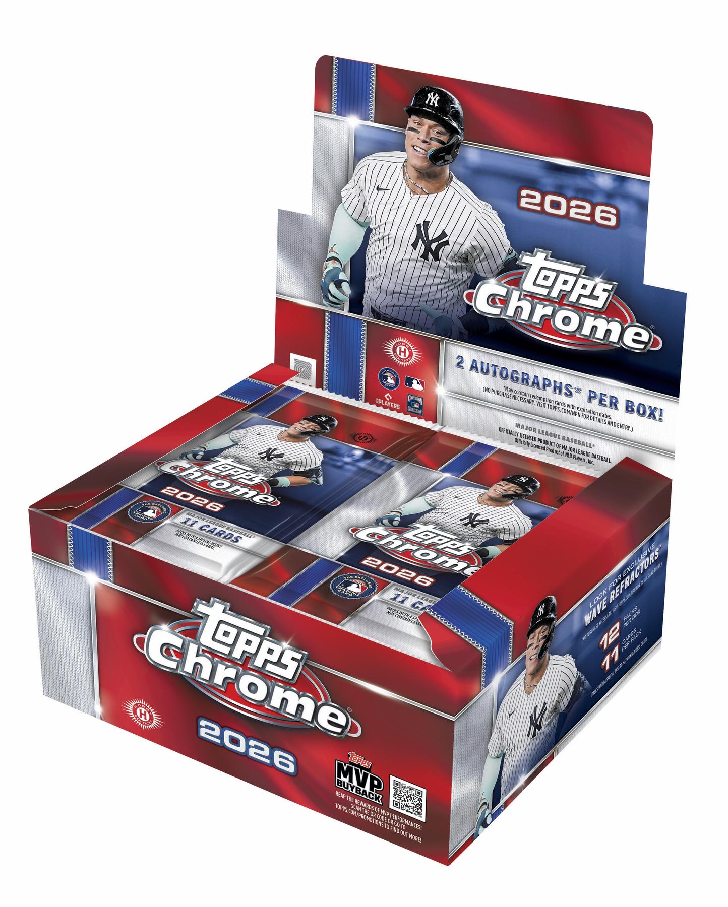2026 Topps Chrome Baseball Hobby Jumbo Box (Presell) | DA Card World