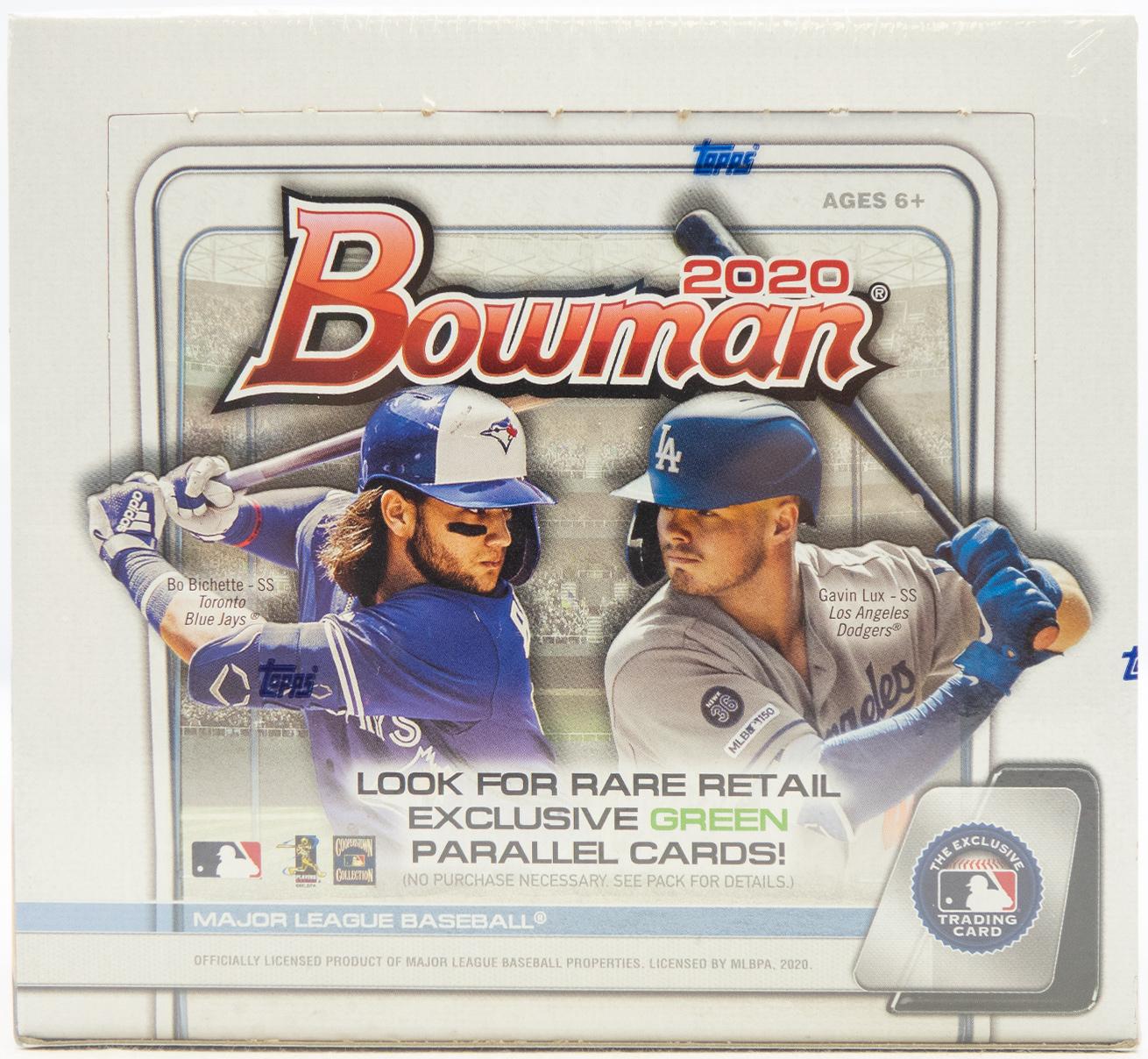 2020 Bowman Baseball Retail 24-Pack Box | DA Card World