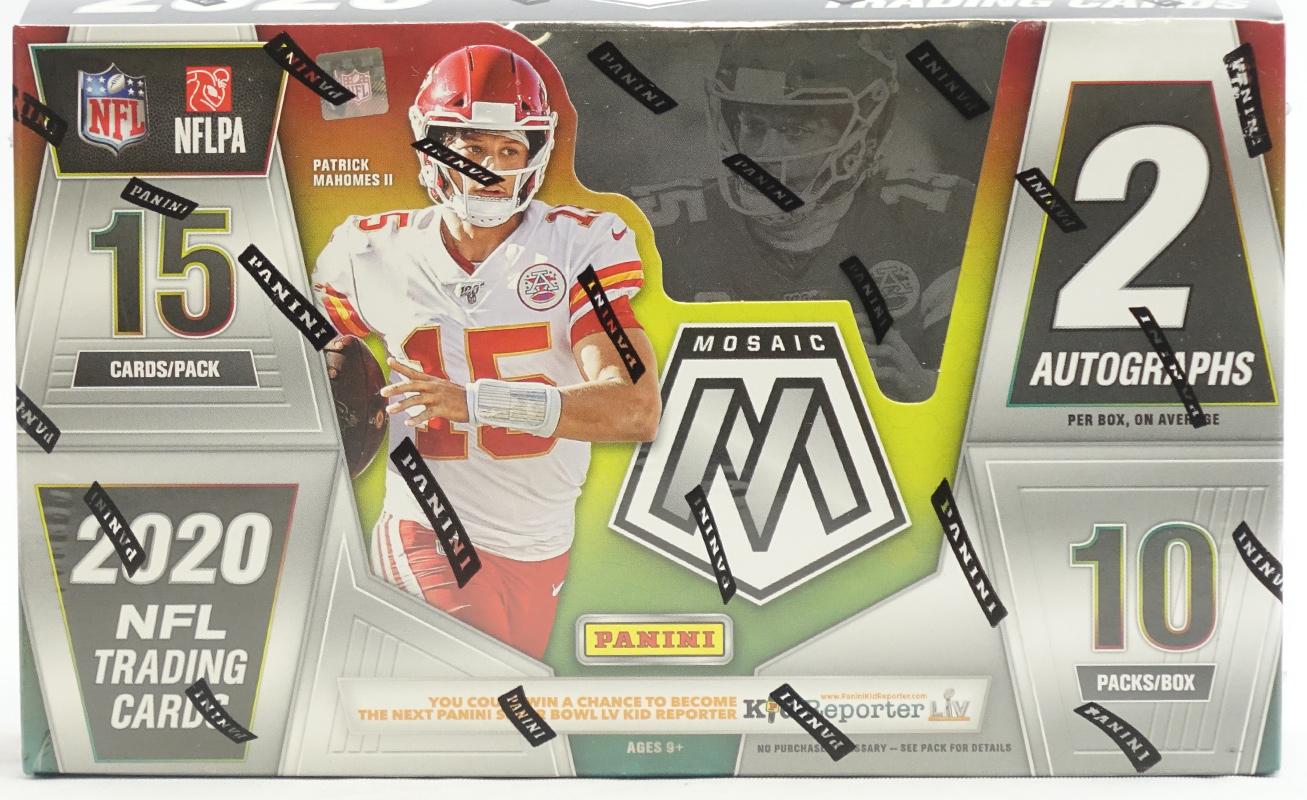 2020 PANINI MOSAIC (TARGET) FOOTBALL CARDS NFL MEGA BOX BREAK (1