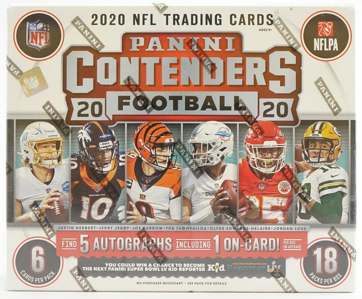 2020 Panini Contenders Football Hobby Box DA Card World 2020 Panini Contenders Football Hobby Box DA Card World