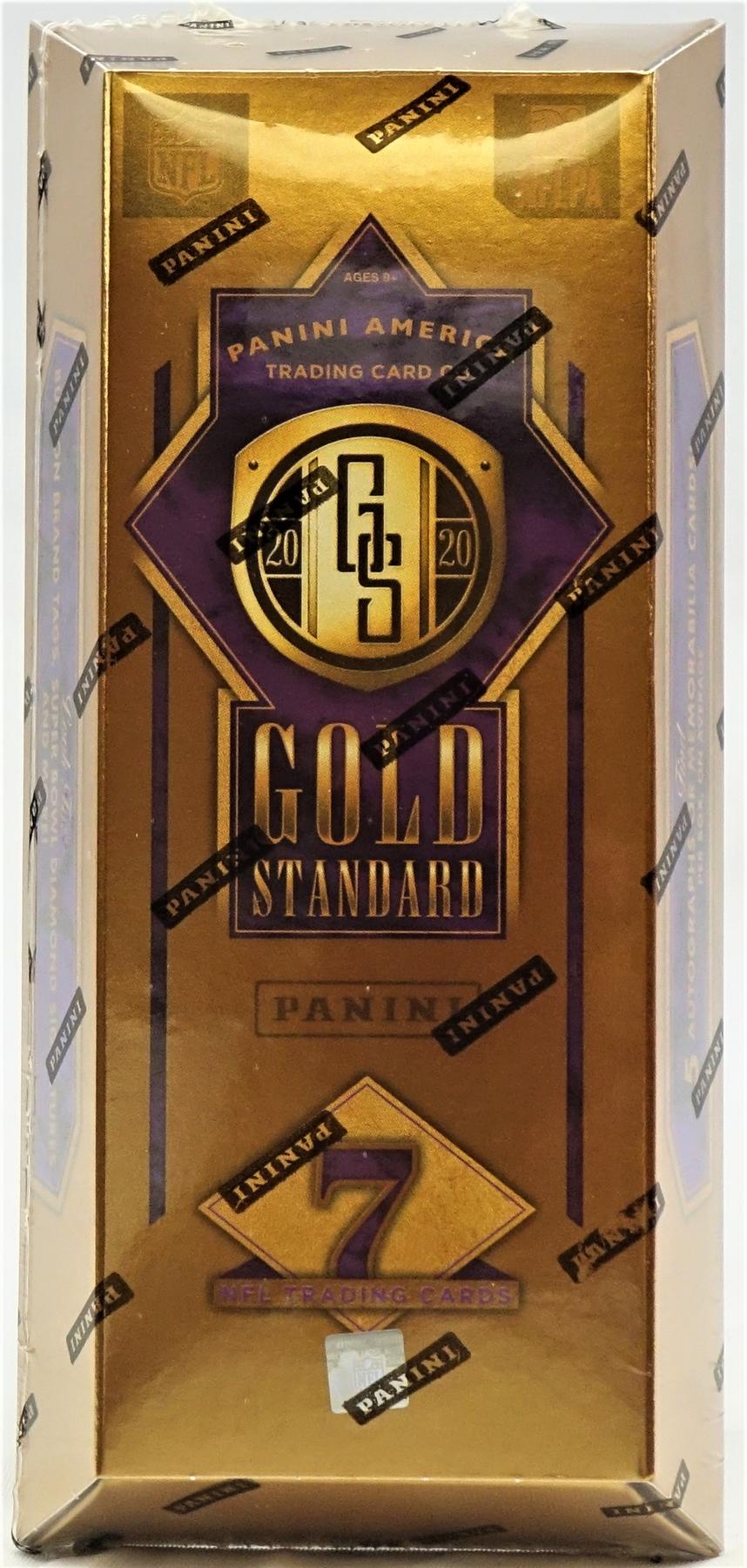 2020 Panini Gold Standard Football Hobby Box DA Card World