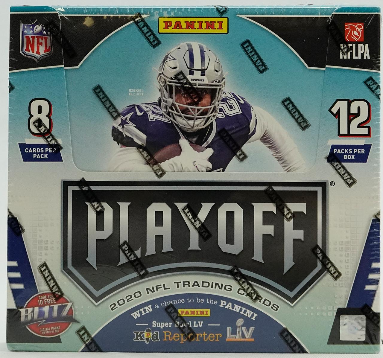 2021 Panini Playoff NFL Football Mega Box - One Autograph (80 Cards Total)