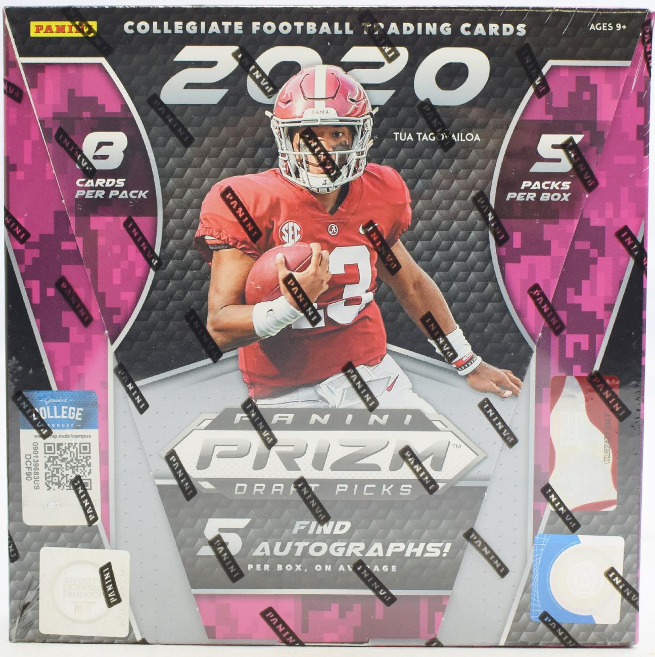 2020 Panini Contenders Draft Picks Football Checklist, Set Info, Date, Box