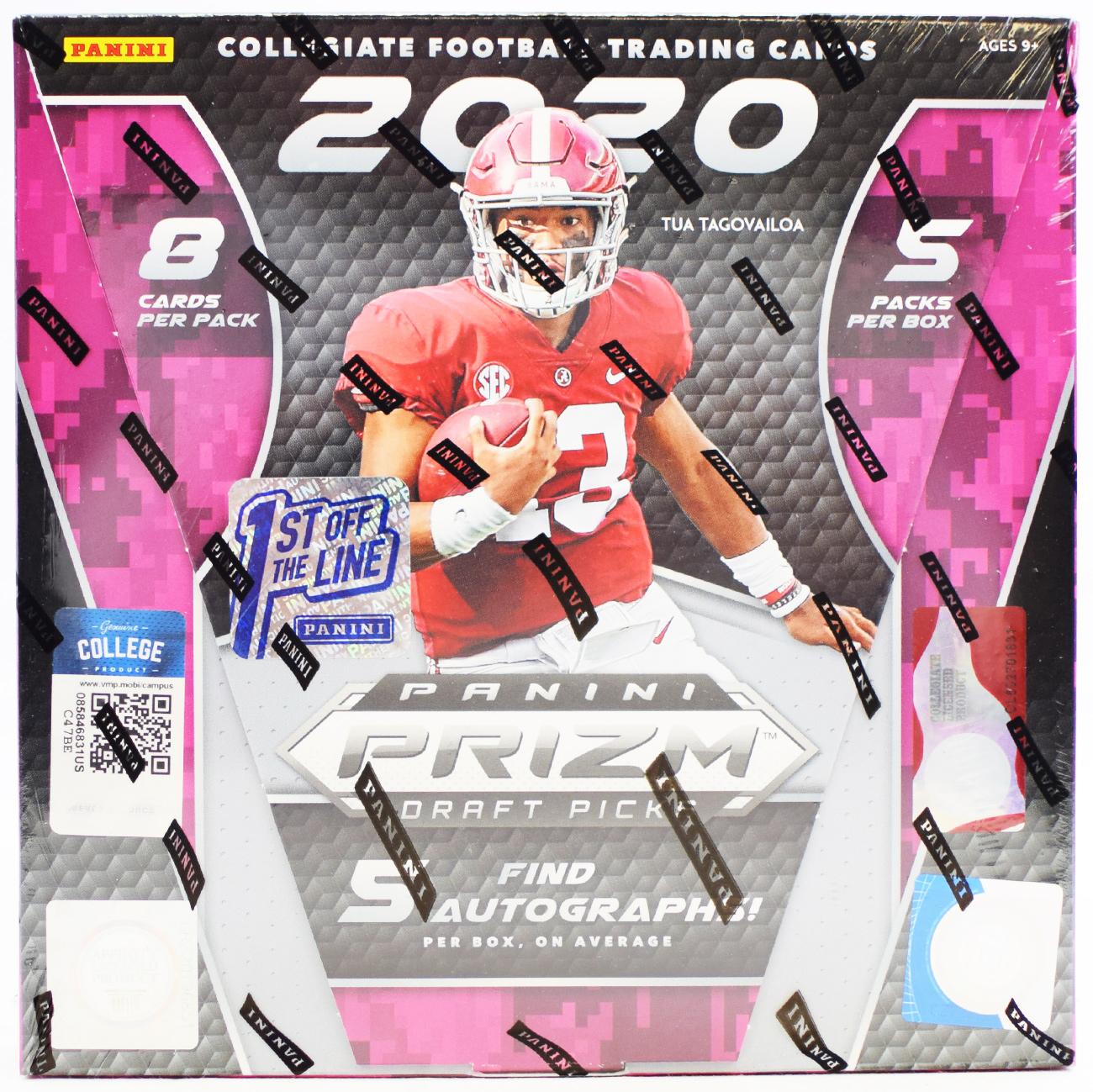 2020 Panini Prizm Draft Picks Football 1st Off The Line FOTL Hobby Box