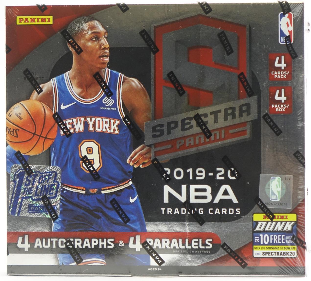 2019/20 Panini Spectra Basketball 1st Off The Line FOTL Hobby Box