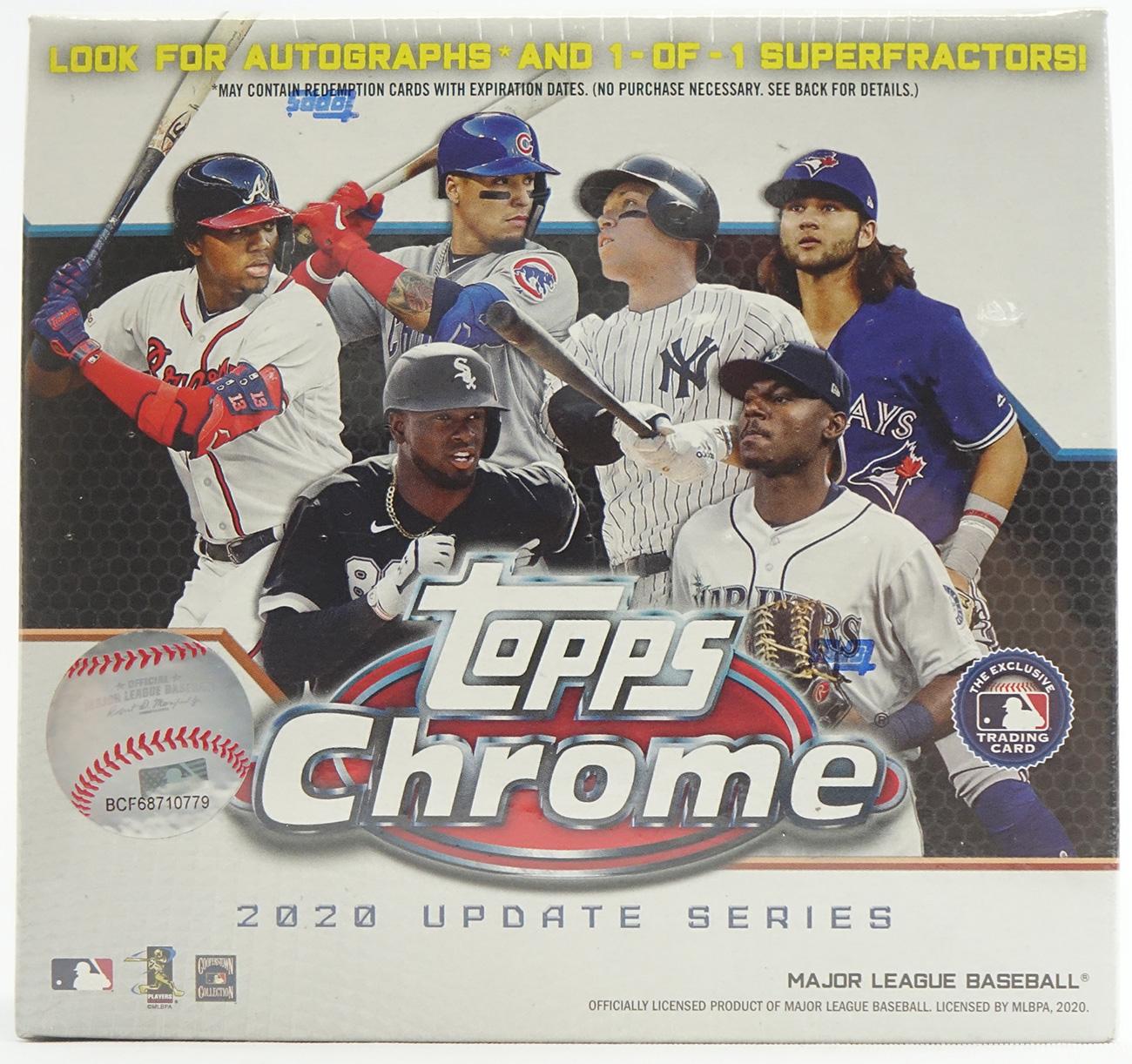 2020 Topps Chrome Update Baseball Mega Box (White) | DA Card World