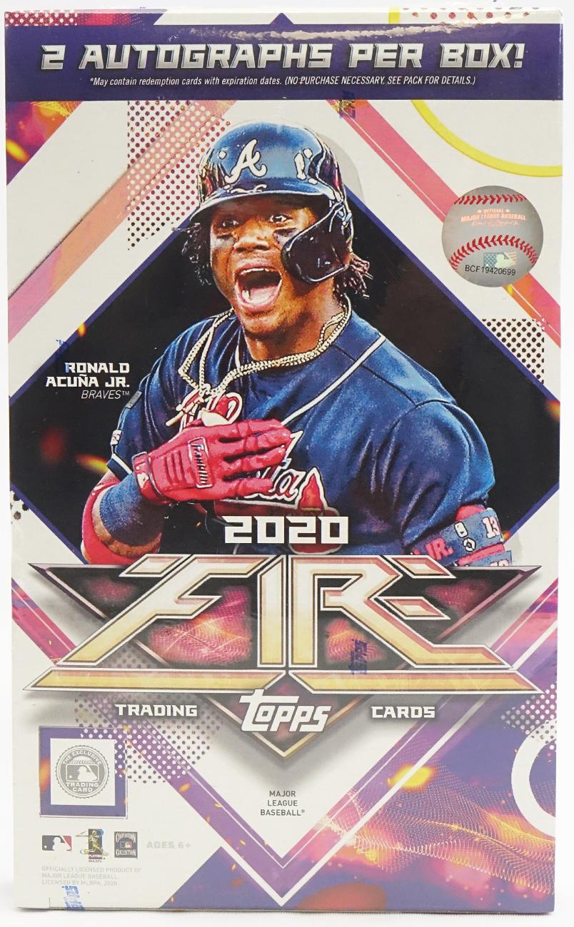 2020 Topps Fire Baseball Hobby Box | DA Card World