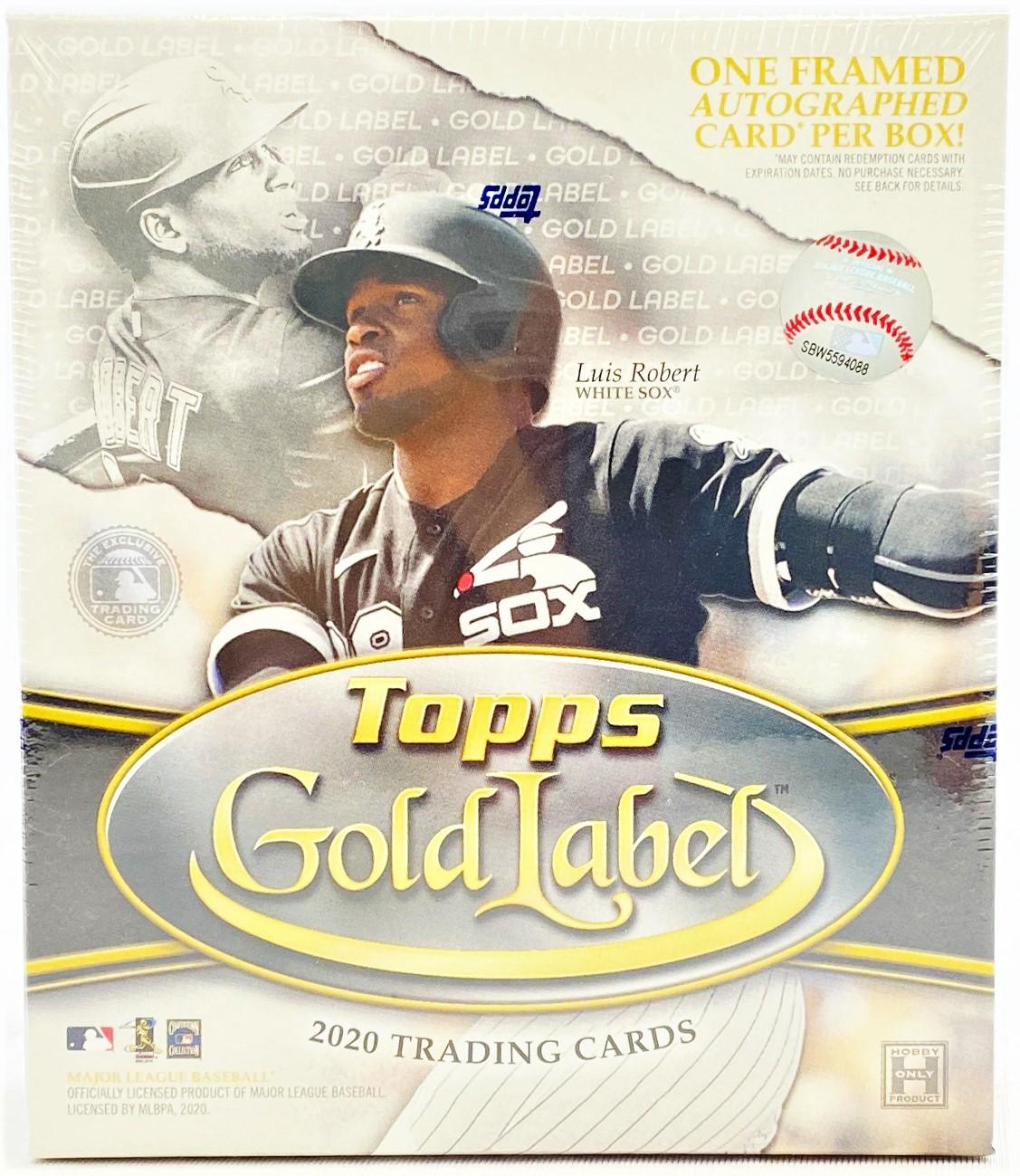 2020 Topps Baseball Gold Label Hobby Box