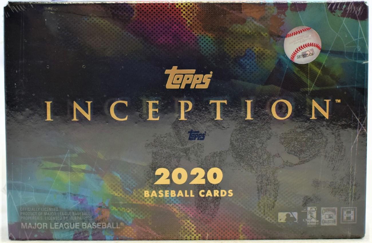 2020 Topps Inception Baseball Hobby Box DA Card World