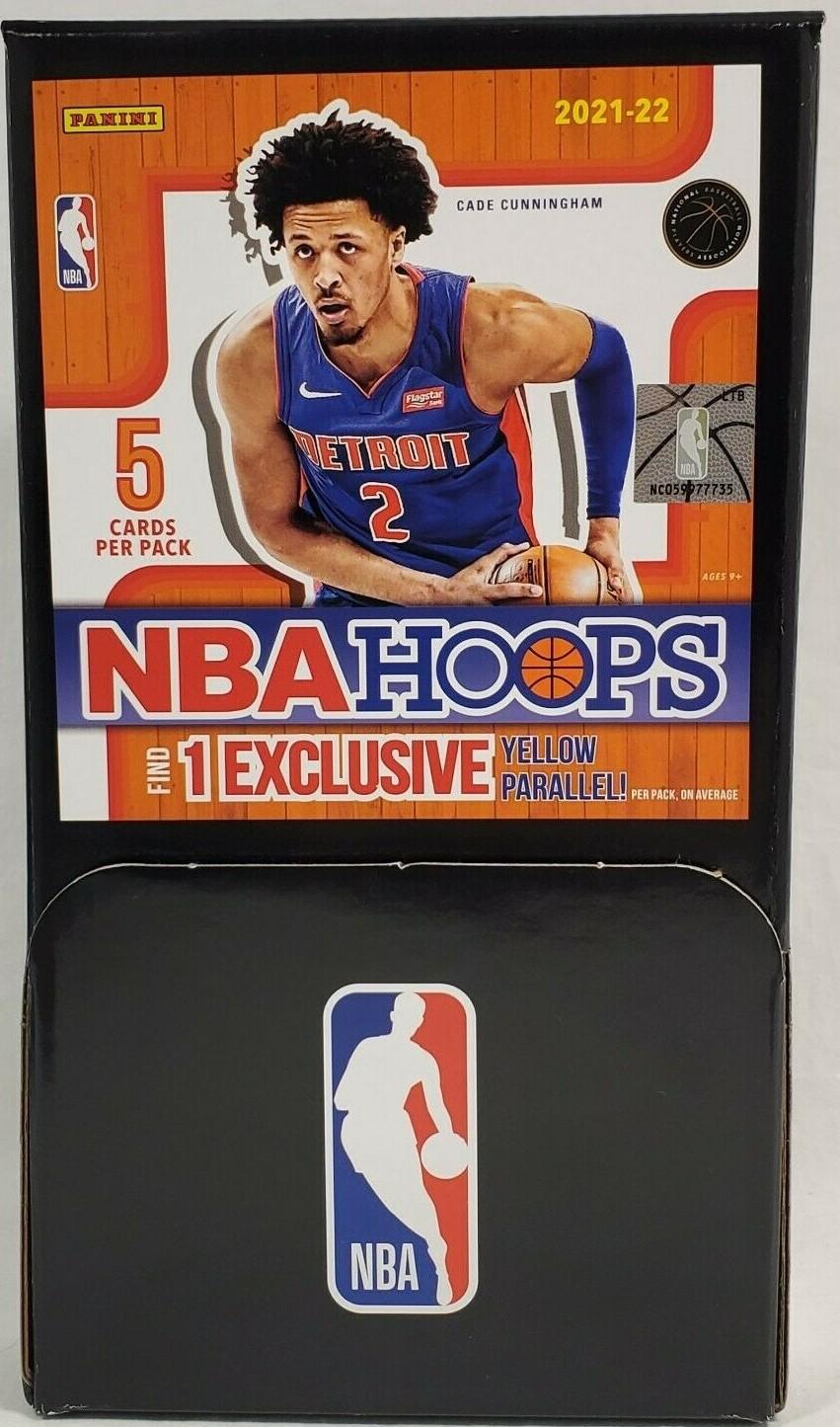 2021 22 Panini Nba Hoops Basketball 48 Pack Gravity Feed Box Yellow