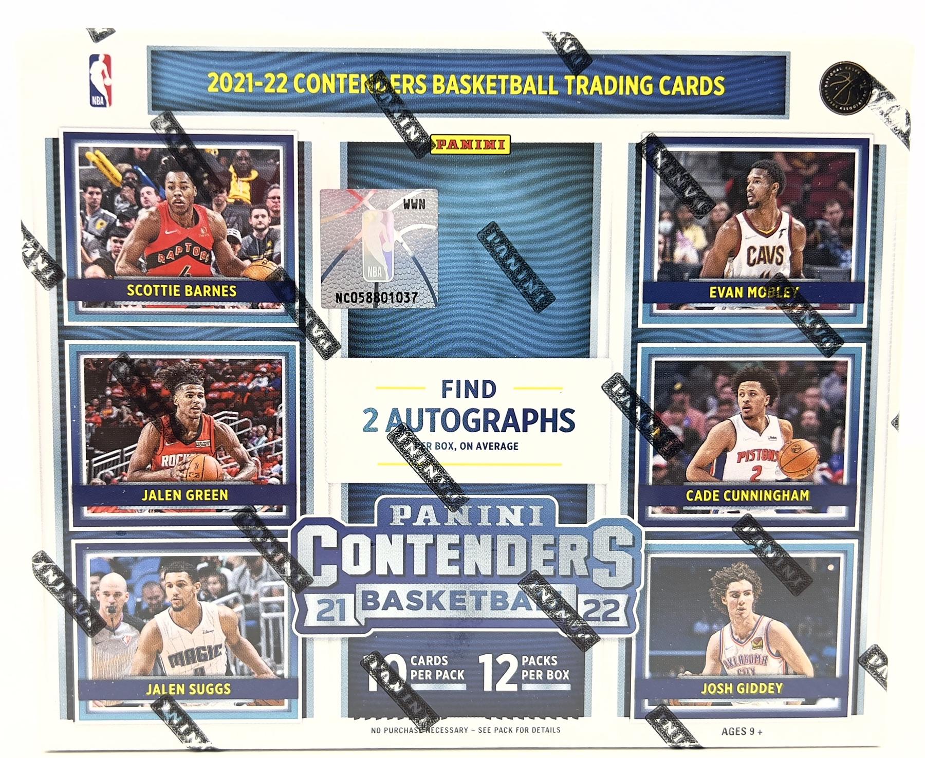 2021/22 Panini Contenders Basketball Hobby Box DA Card World