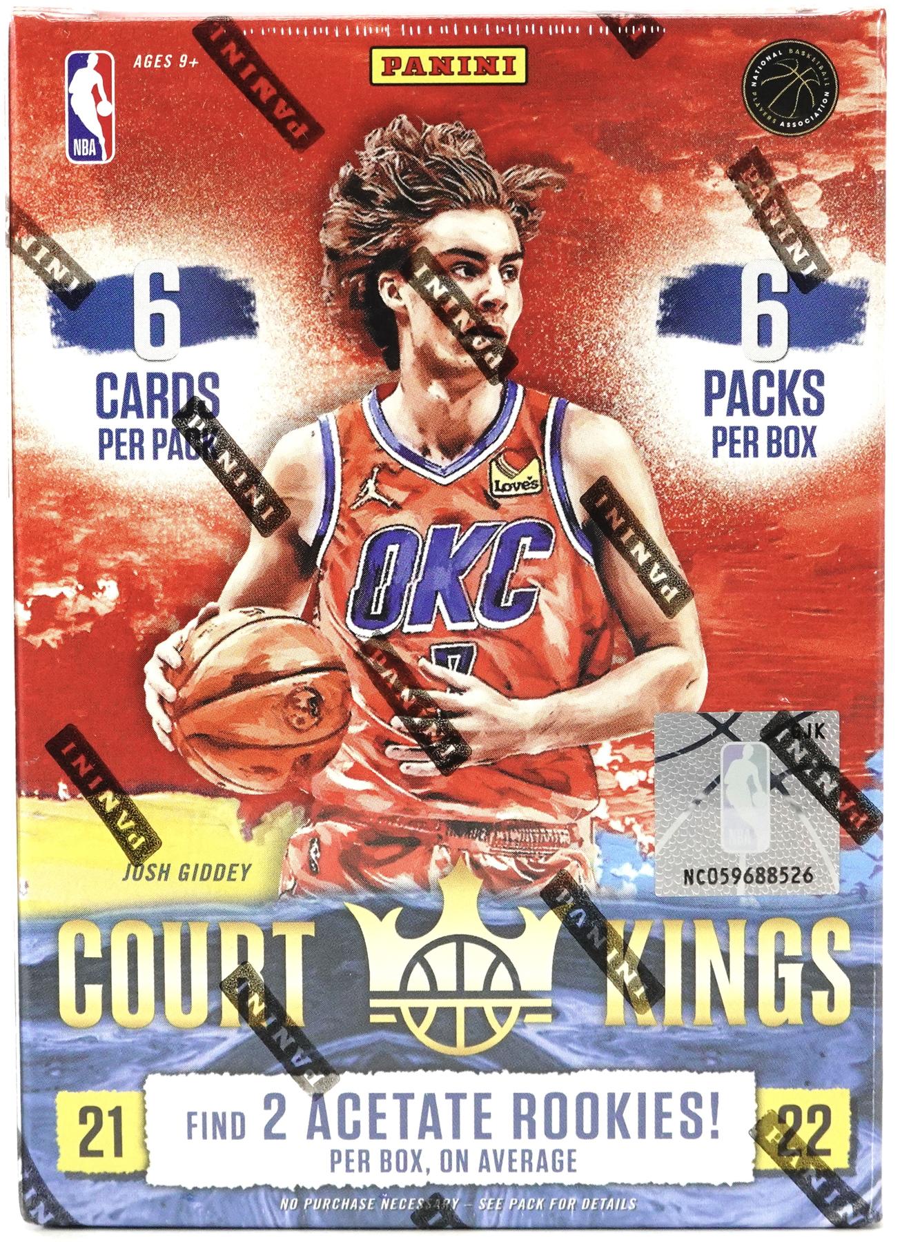 2021/22 Panini Court Kings Basketball International Blaster Box ...