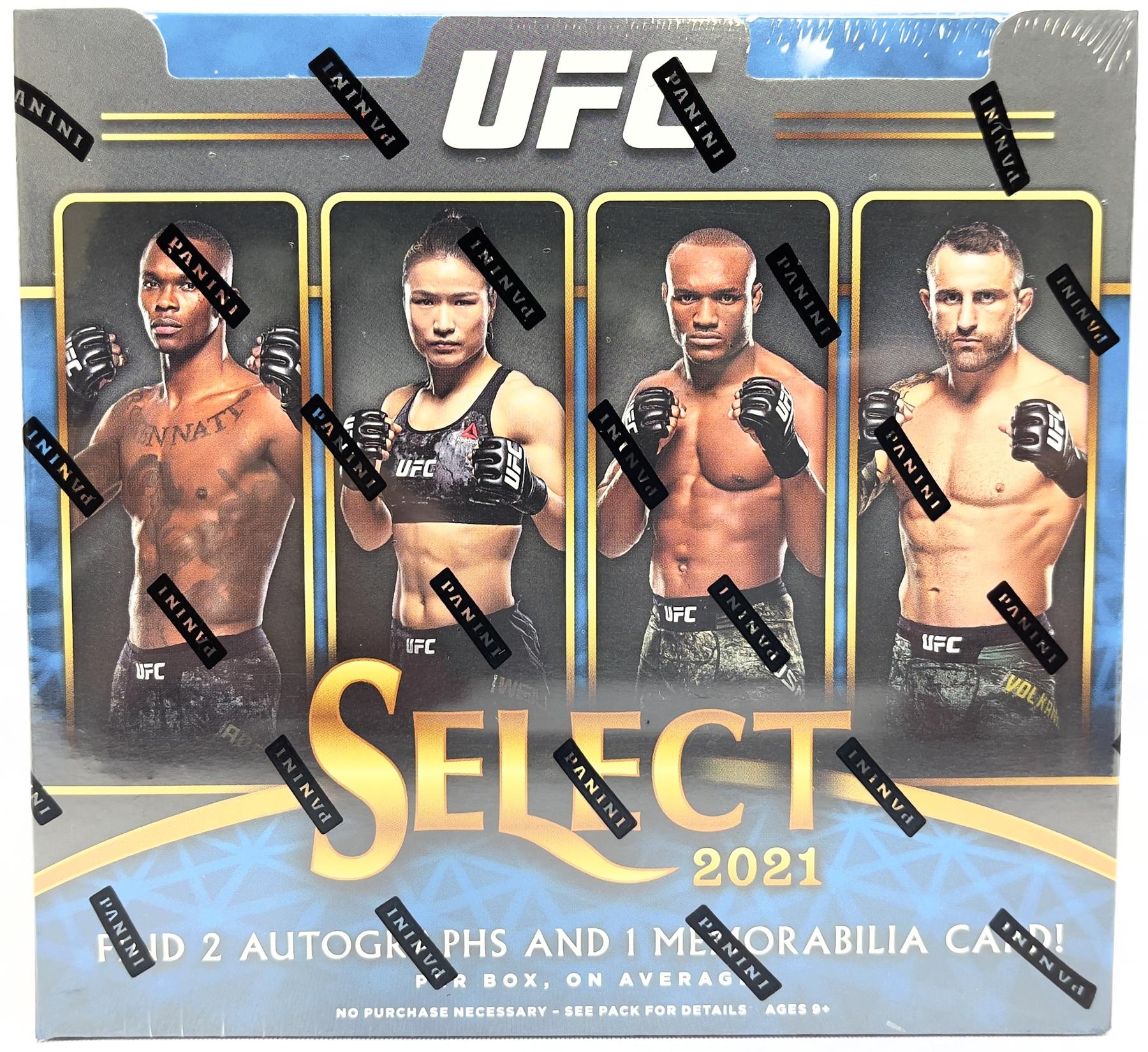 2021 Panini UFC Select Hobby Box DA Card World