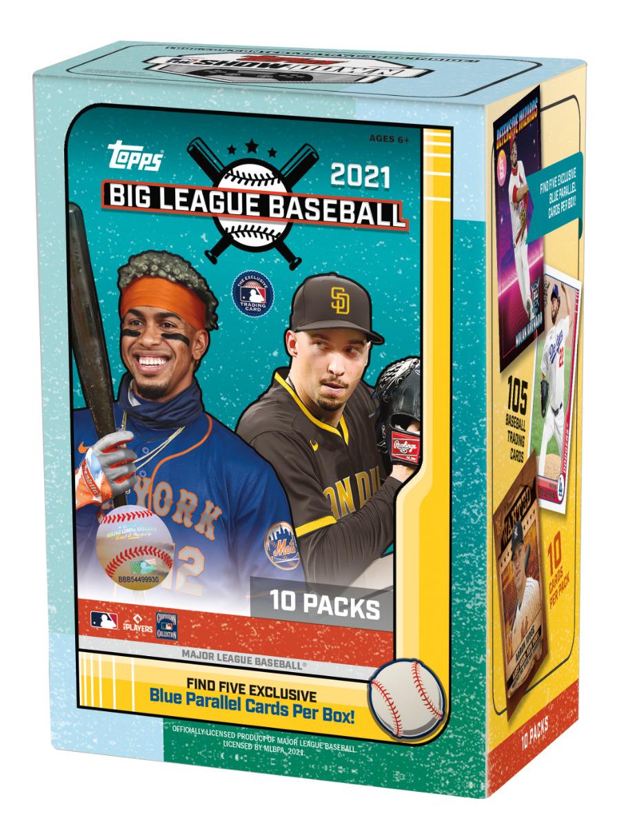 2021 Topps Big League Baseball 10Pack Blaster 40Box Case DA Card World
