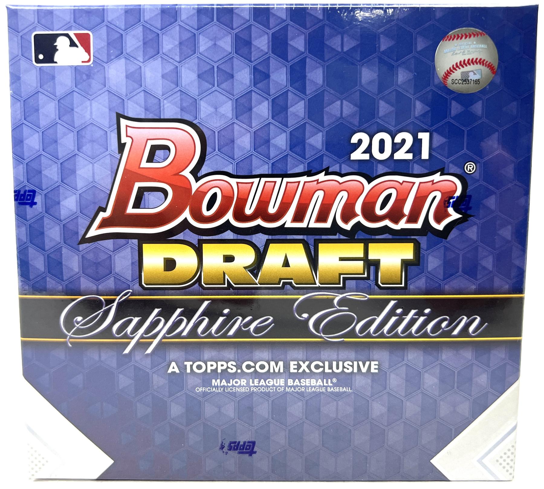 2021 Topps Bowman Baseball Sapphire Edition 2-Box Random Division