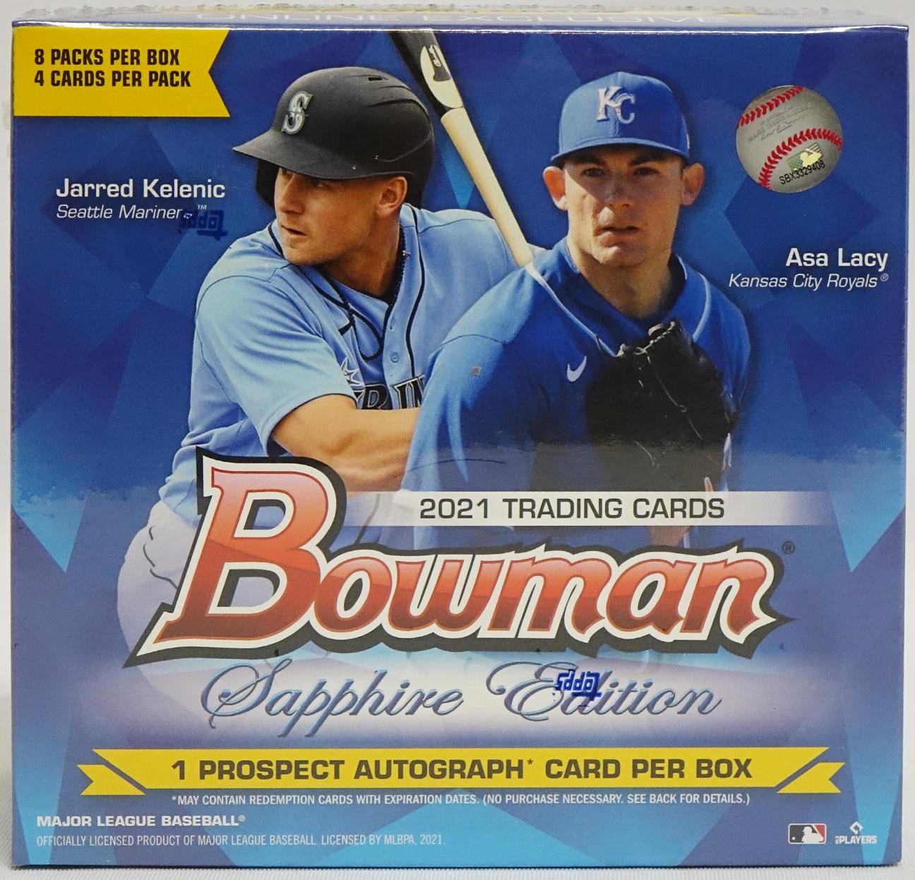 2021 Bowman Baseball Sapphire Edition Hobby Box