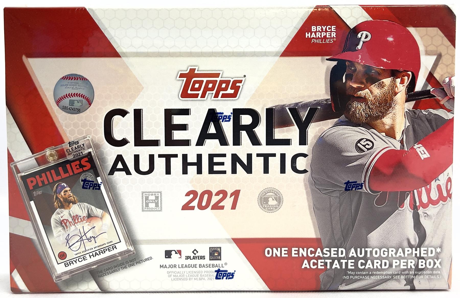 2021 Topps Clearly Authentic Baseball Hobby Box | DA Card World