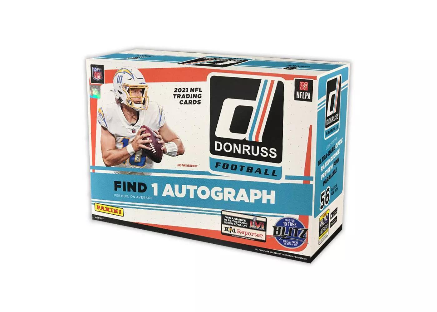 2021 Panini Donruss Football Mega Box DA Card World