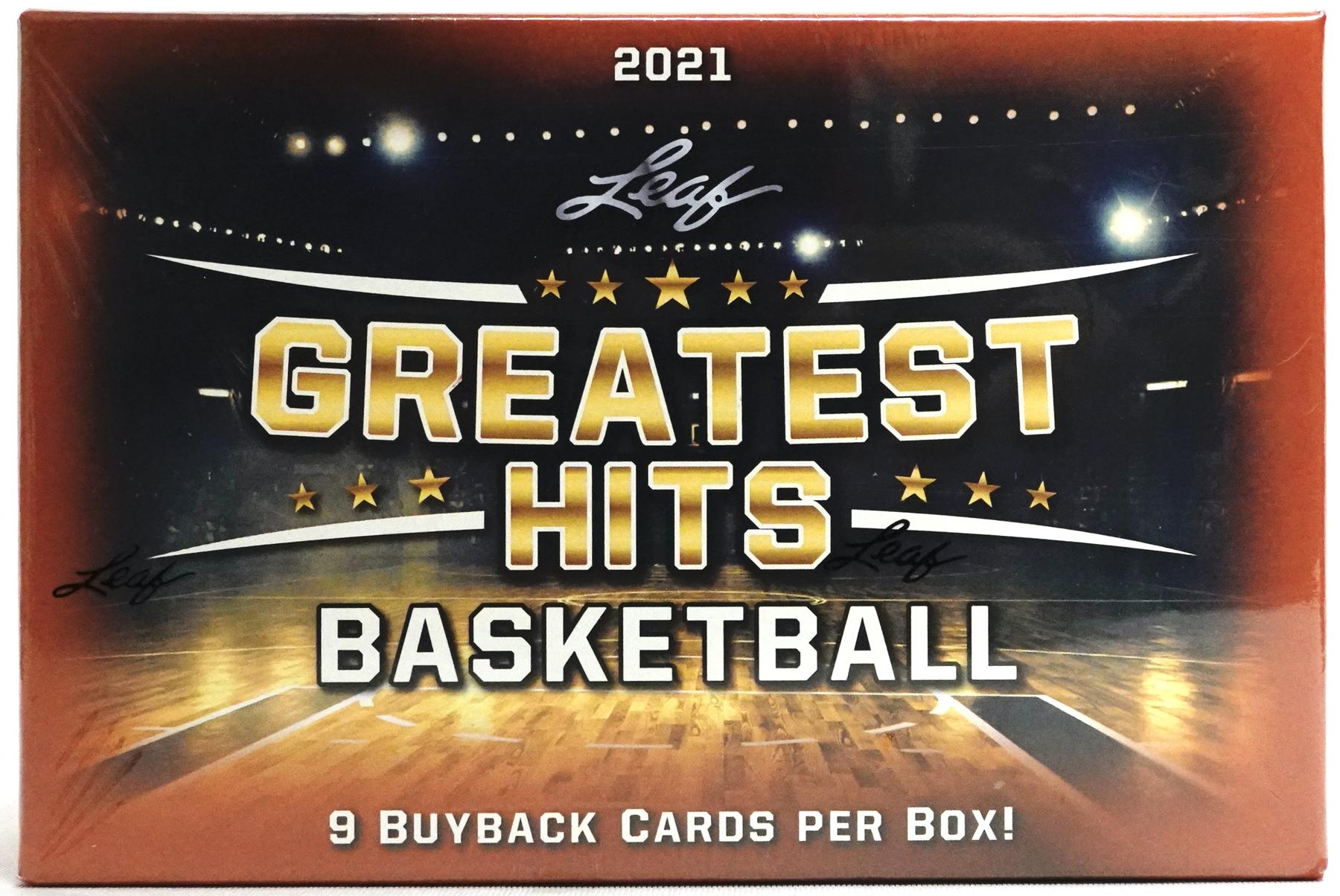 21 Leaf Greatest Hits Basketball Hobby Box Da Card World