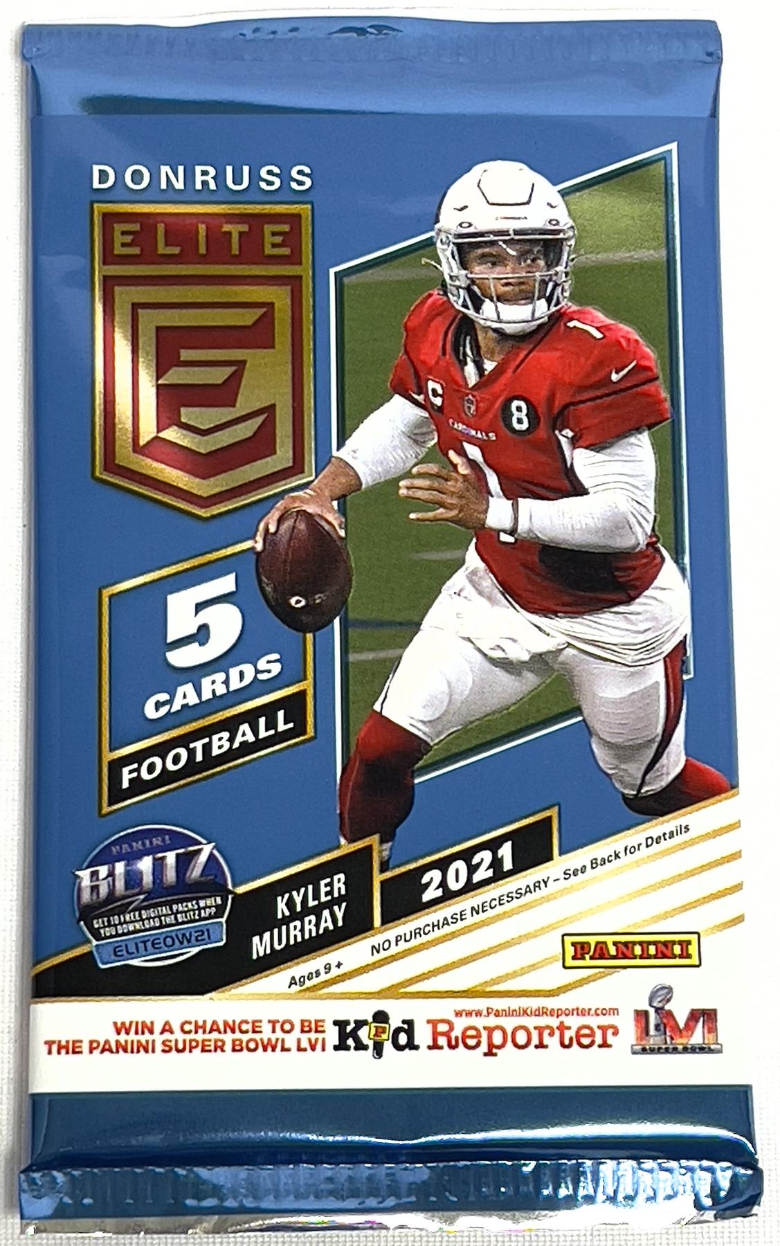 2021 Panini Donruss Elite Football Hobby Pack DA Card World