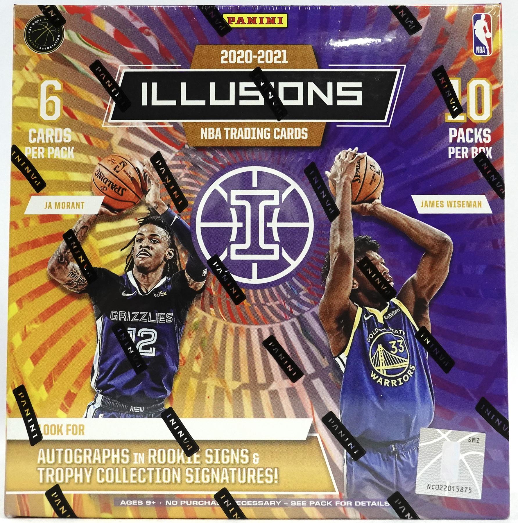 2020/21 Panini Illusions Basketball Mega Box (Sapphire and Yellow  Parallels!)