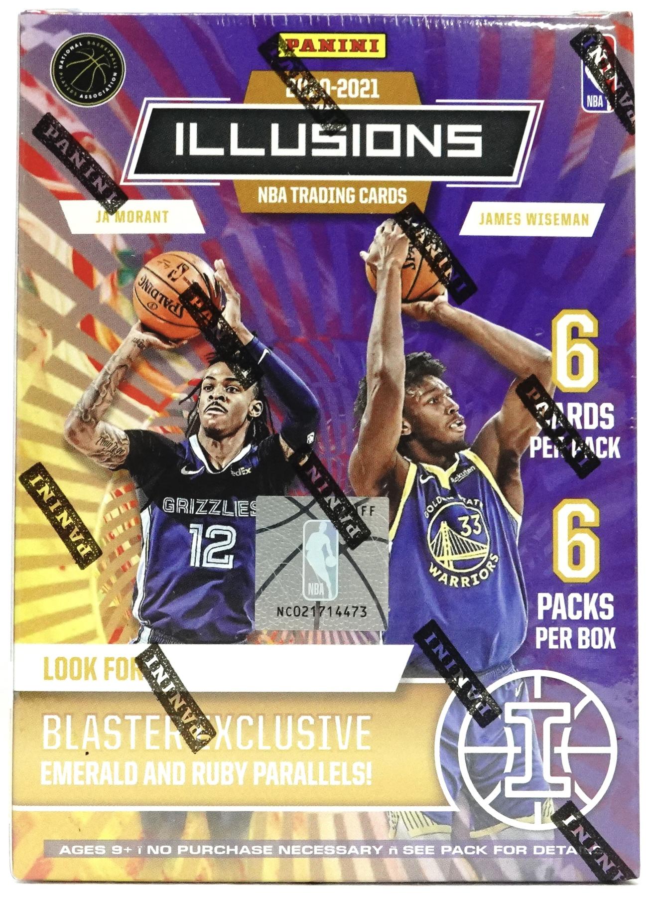 2020 21 Panini Illusions Basketball 6 Pack Blaster Box Emerald And 2020 21 Panini Illusions Basketball 6 Pack Blaster Box Emerald And