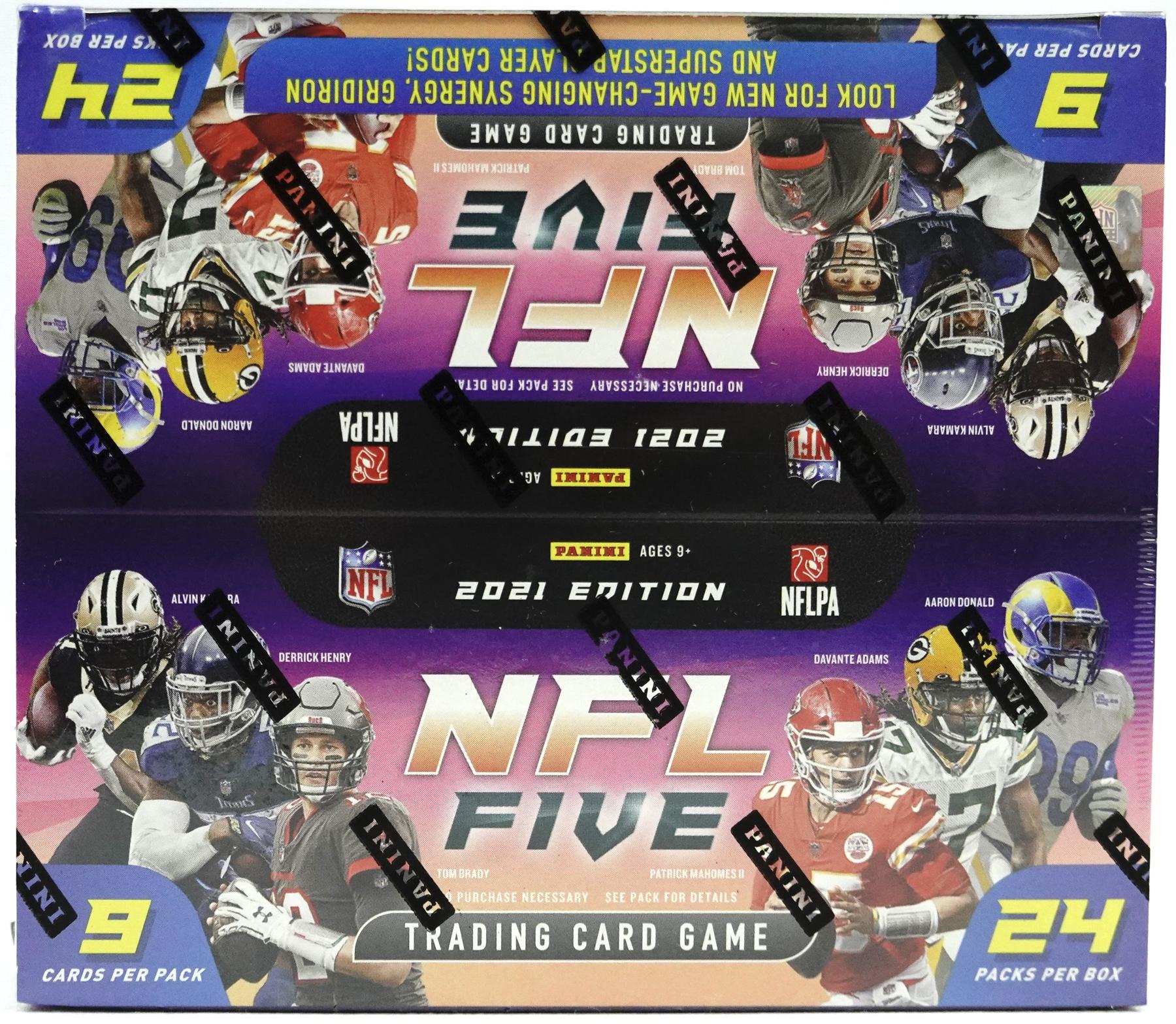 2021 Panini NFL Five Football Trading Card Game Booster Box | DA Card World