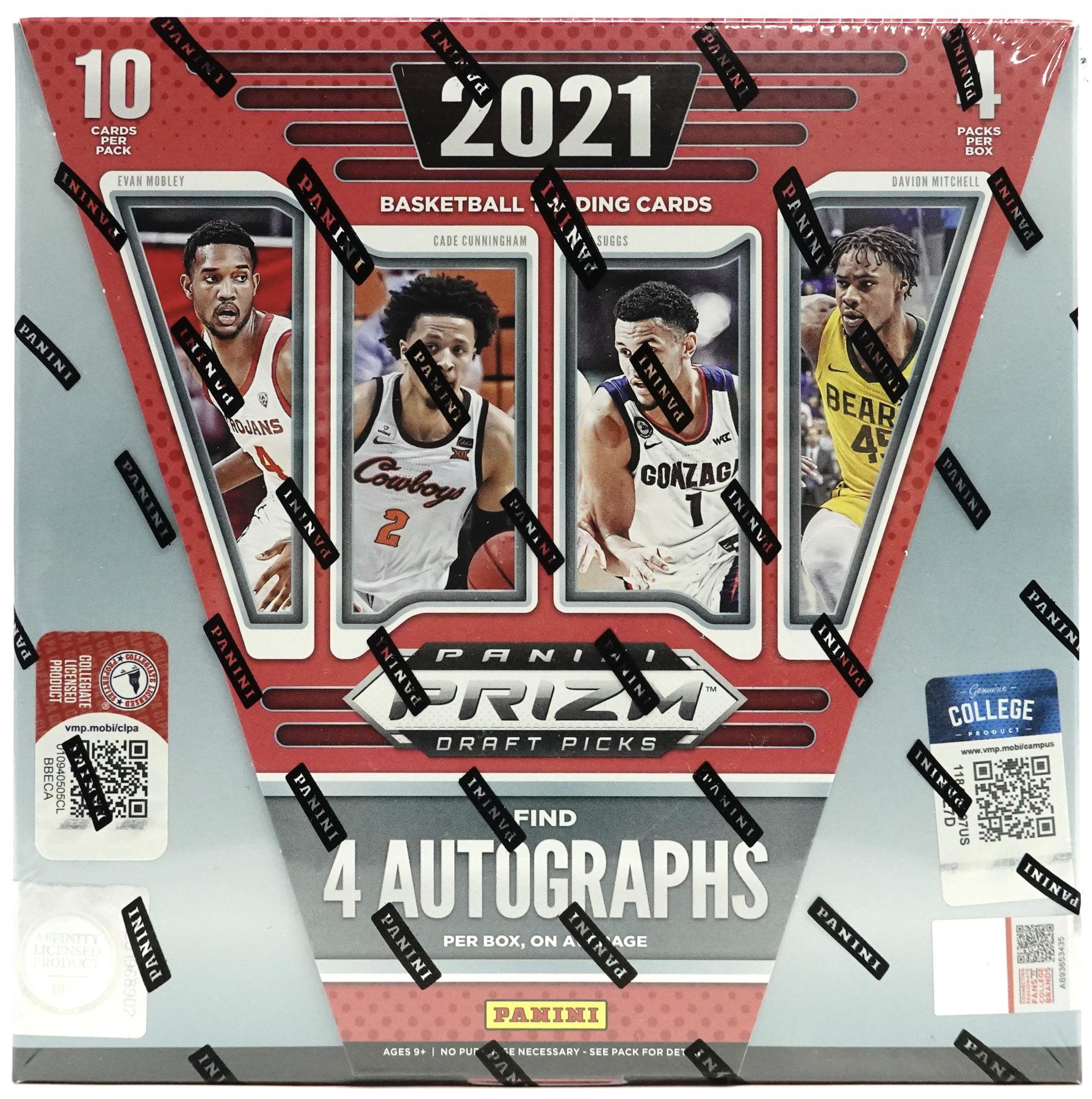 2021 Panini Prizm Draft Picks Collegiate Basketball Mega Box (Red Ice  Prizms) - 2021 - US