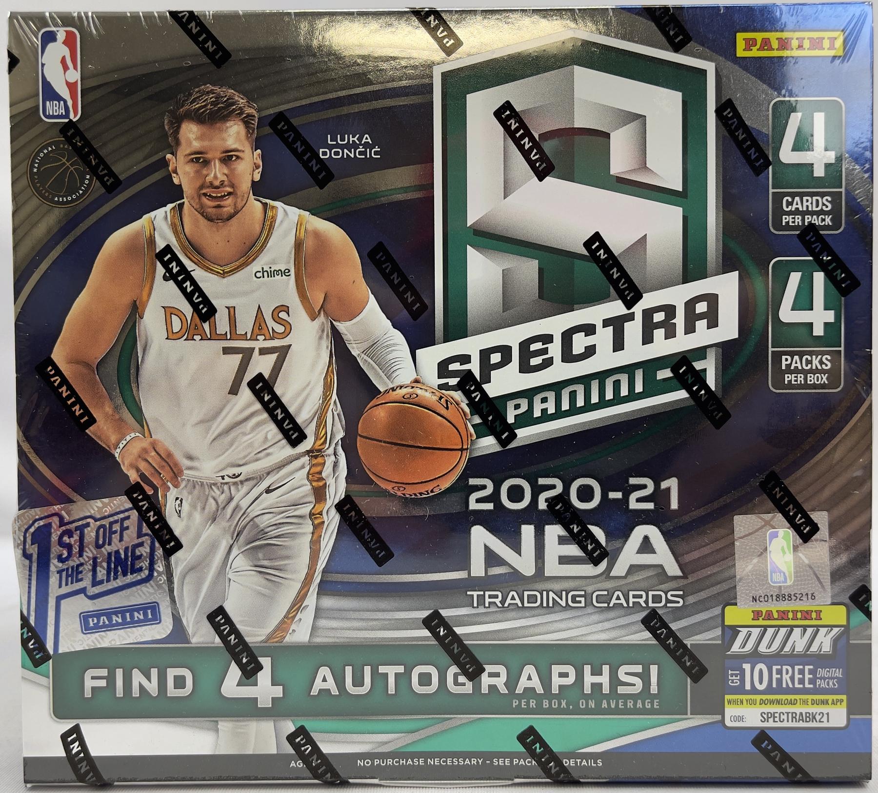 2020/21 Panini Spectra Basketball 1st Off The Line FOTL Hobby Box | DA ...