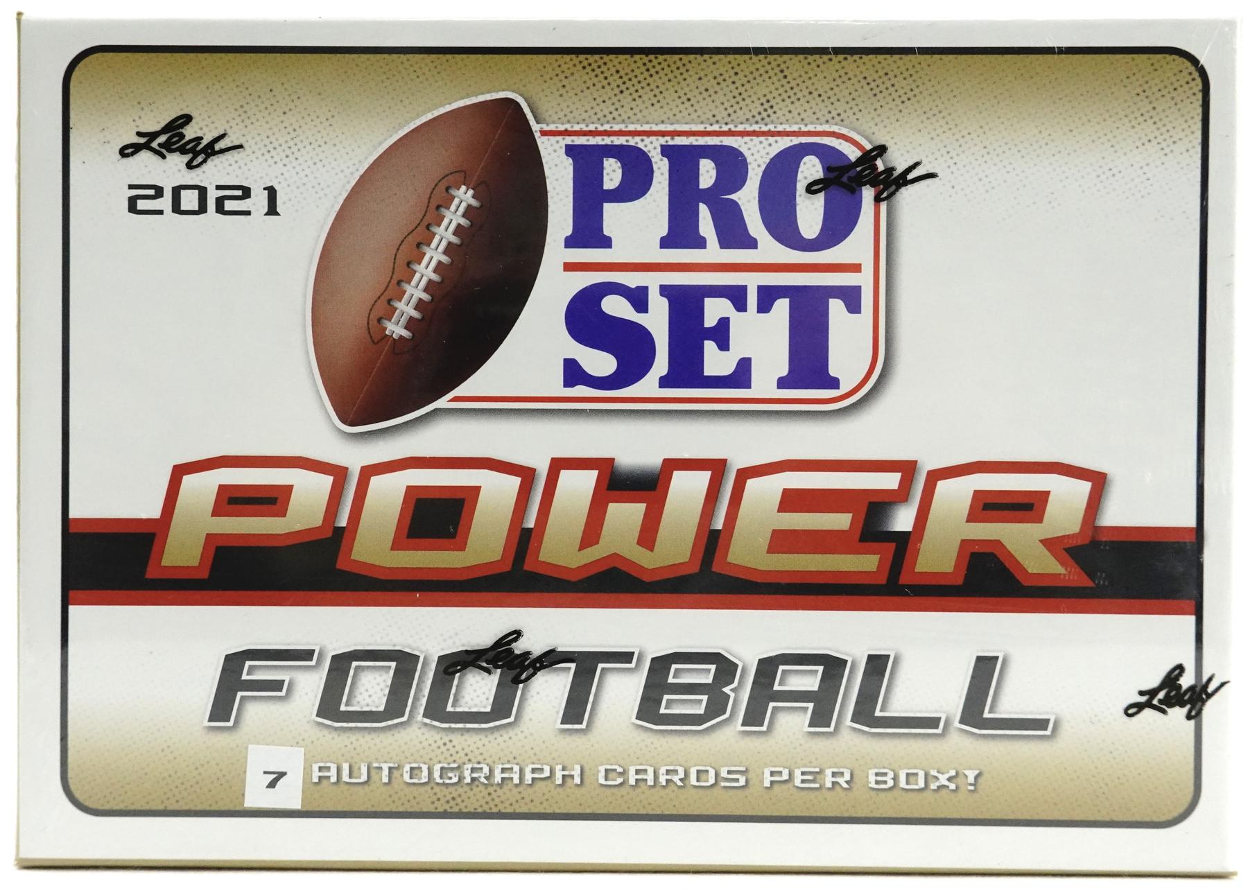 2021 Leaf Pro Set Power Football Hobby Box | DA Card World