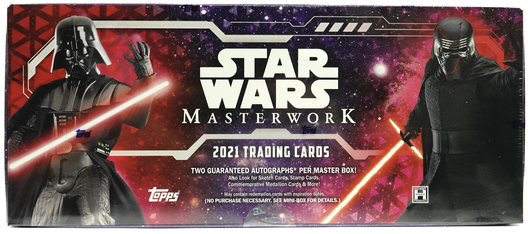 Topps Star Wars Card Trader Masterwork 21 Base White Set 18 cards Digital 