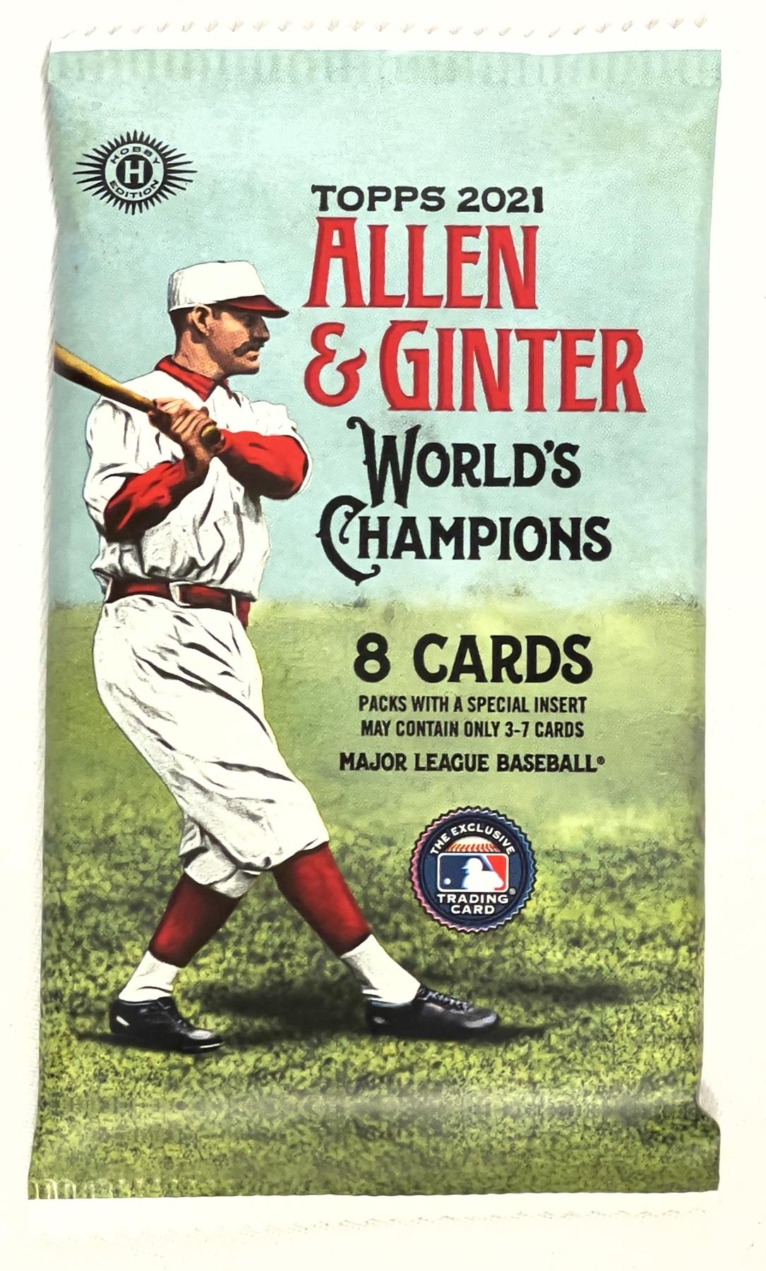 2021 Topps Allen & Ginter Baseball Hobby Pack DA Card World
