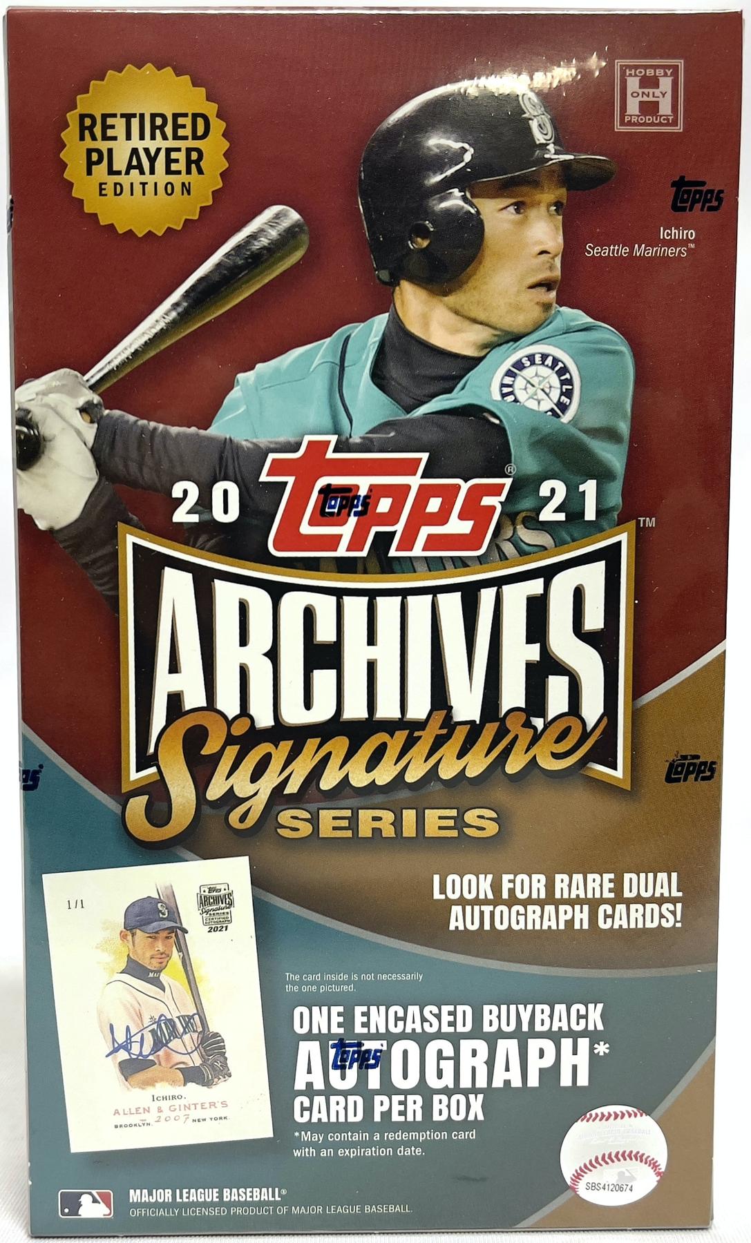 2021 Topps Archives Signature Series Retired Player Edition Baseball Hobby  Box | DA Card World