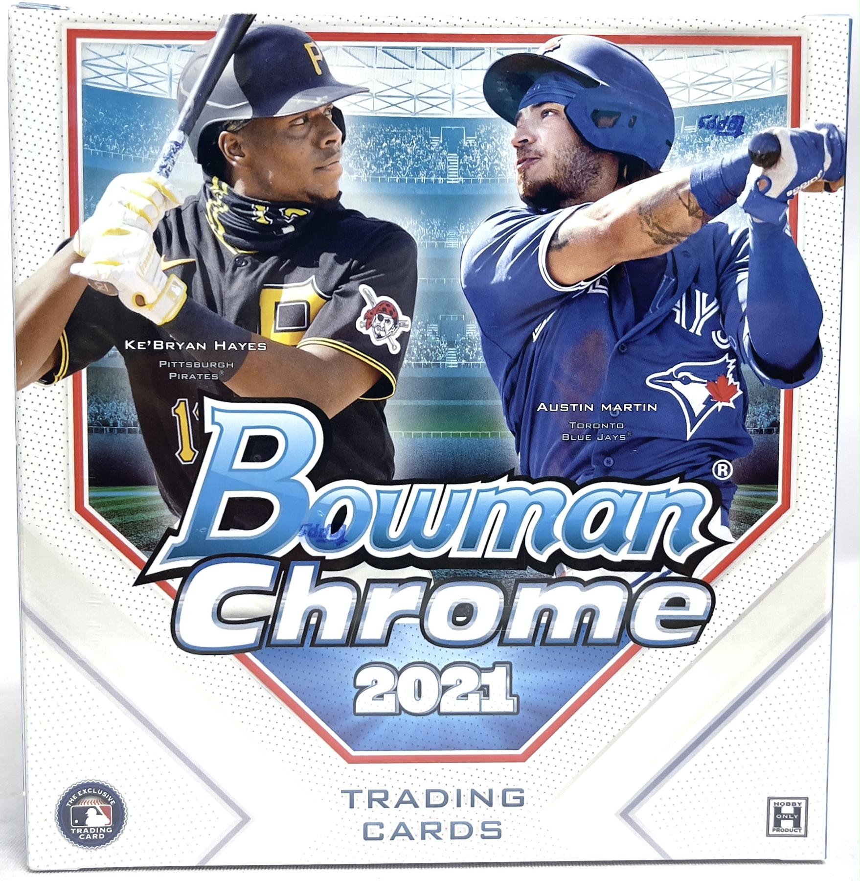 2021 Bowman Chrome Baseball Lite Hobby Box (Black & White Mini-Diamond  Parallels!)