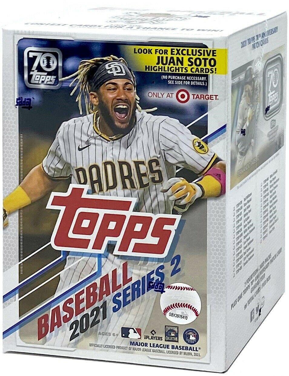 2021 Topps Series 2 Baseball 7-Pack Blaster Box (Juan Soto Highlights ...